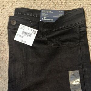 American Eagle Outfitters Black High Rise Jeans